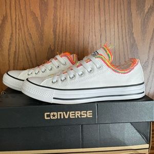 Converse All Star Fluorescent Rainbow Sz 7 Women